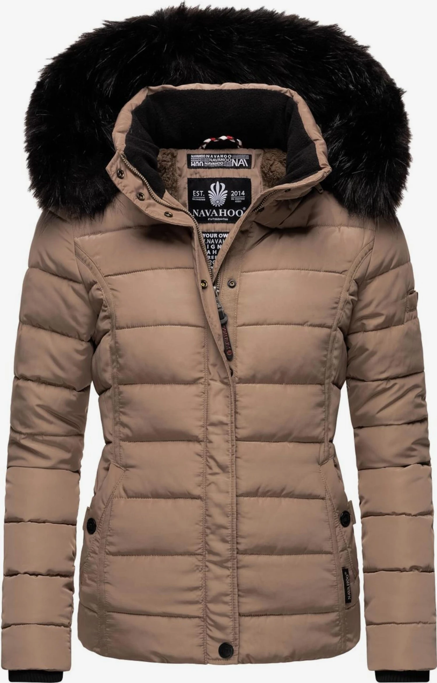 NAVAHOO Vinterjakke 'Miamor' Brungrå 3 NAVAHOO Vinterjakke 'Miamor' Brungrå