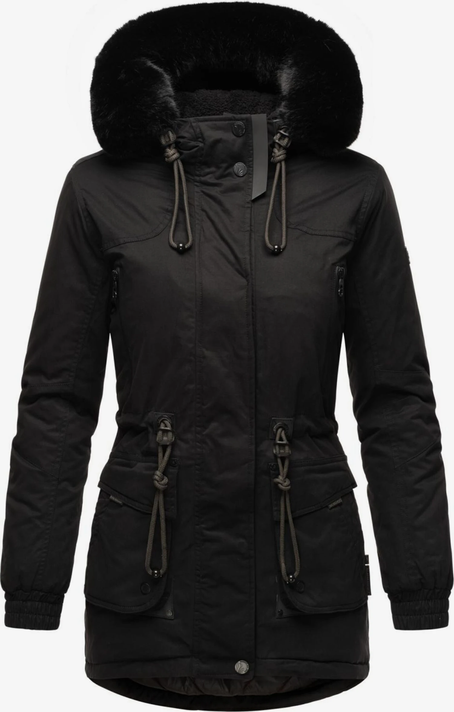 NAVAHOO Vinterparkas Svart 5 NAVAHOO Vinterparkas Svart - Bilde 3