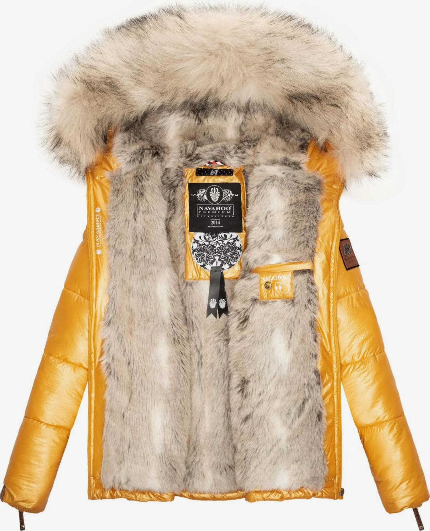 NAVAHOO Vinterjakke 'Tikunaa' Gul 7 NAVAHOO Vinterjakke 'Tikunaa' Gul - Bilde 5