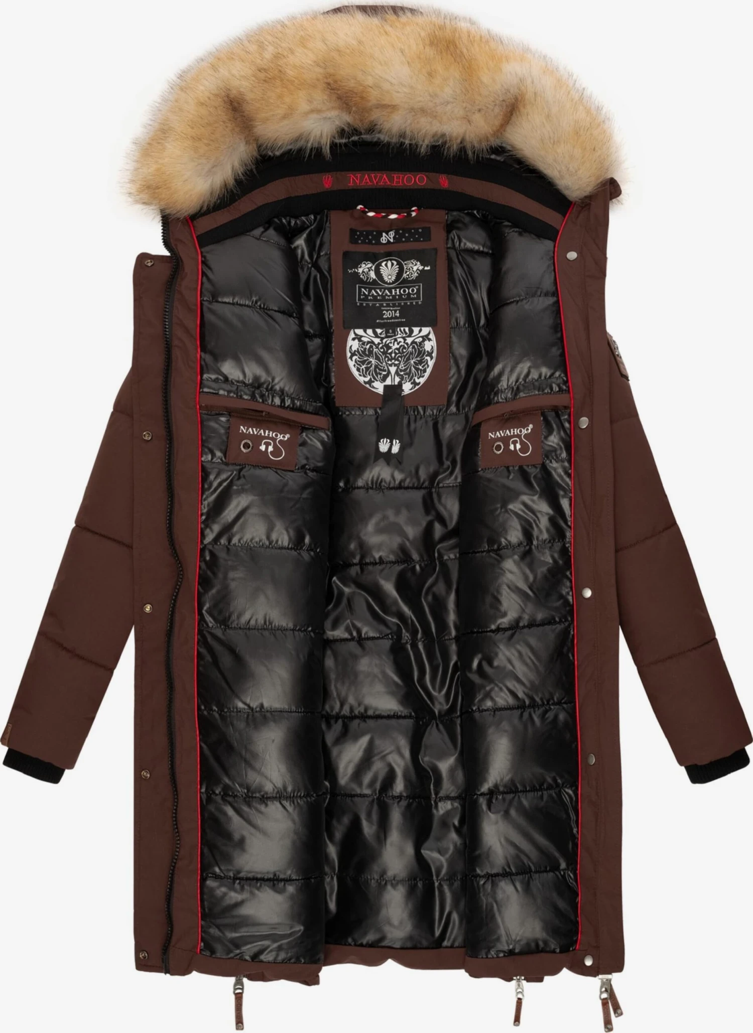 NAVAHOO Vinterfrakk 'Halina' Brun 7 NAVAHOO Vinterfrakk 'Halina' Brun - Bilde 5