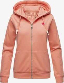 NAVAHOO Sweatjakke 'Cremetörtchen' Aprikos