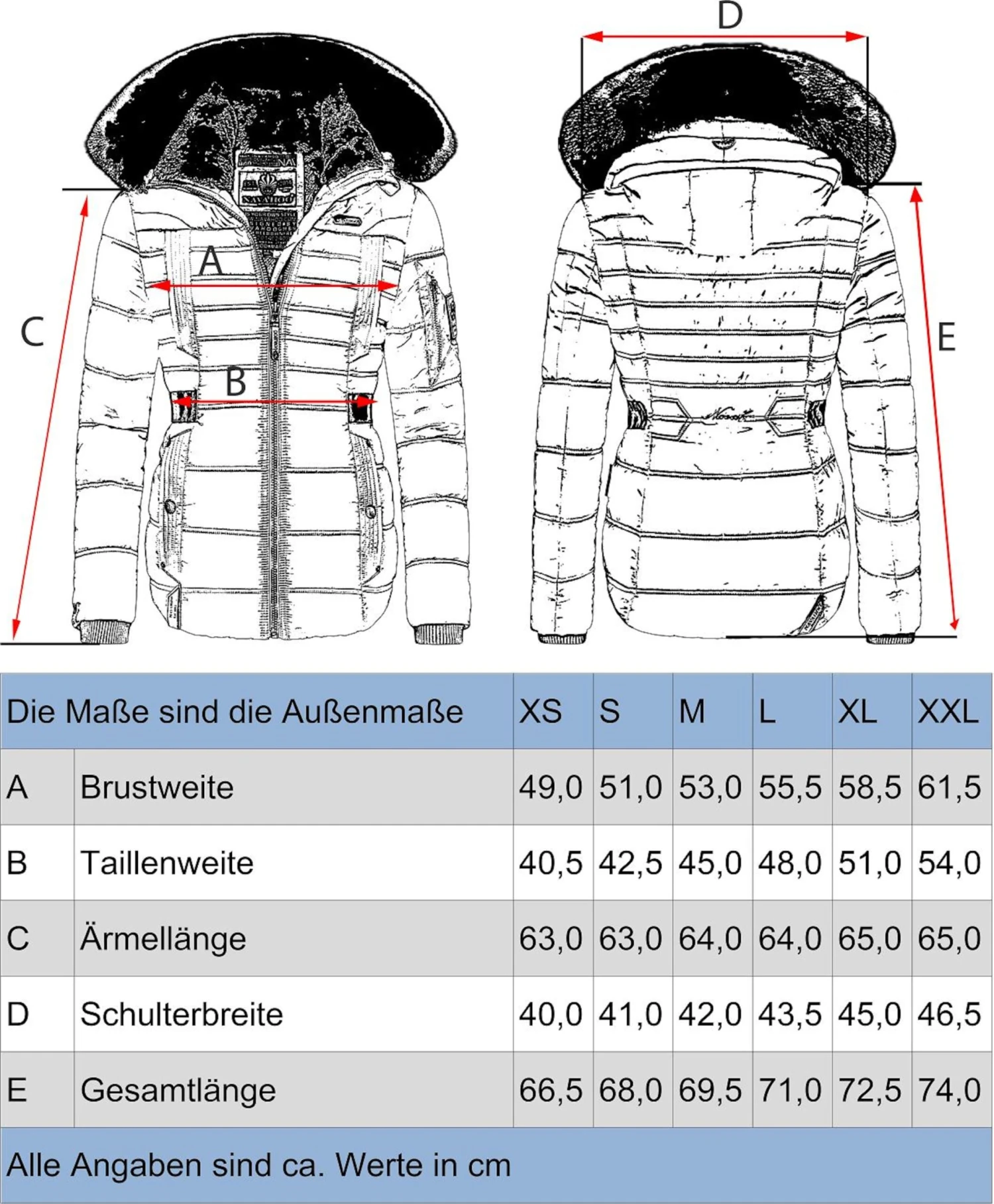NAVAHOO Vinterjakke 'Melikaa' Mørkeblå 8 NAVAHOO Vinterjakke 'Melikaa' Mørkeblå - Bilde 6