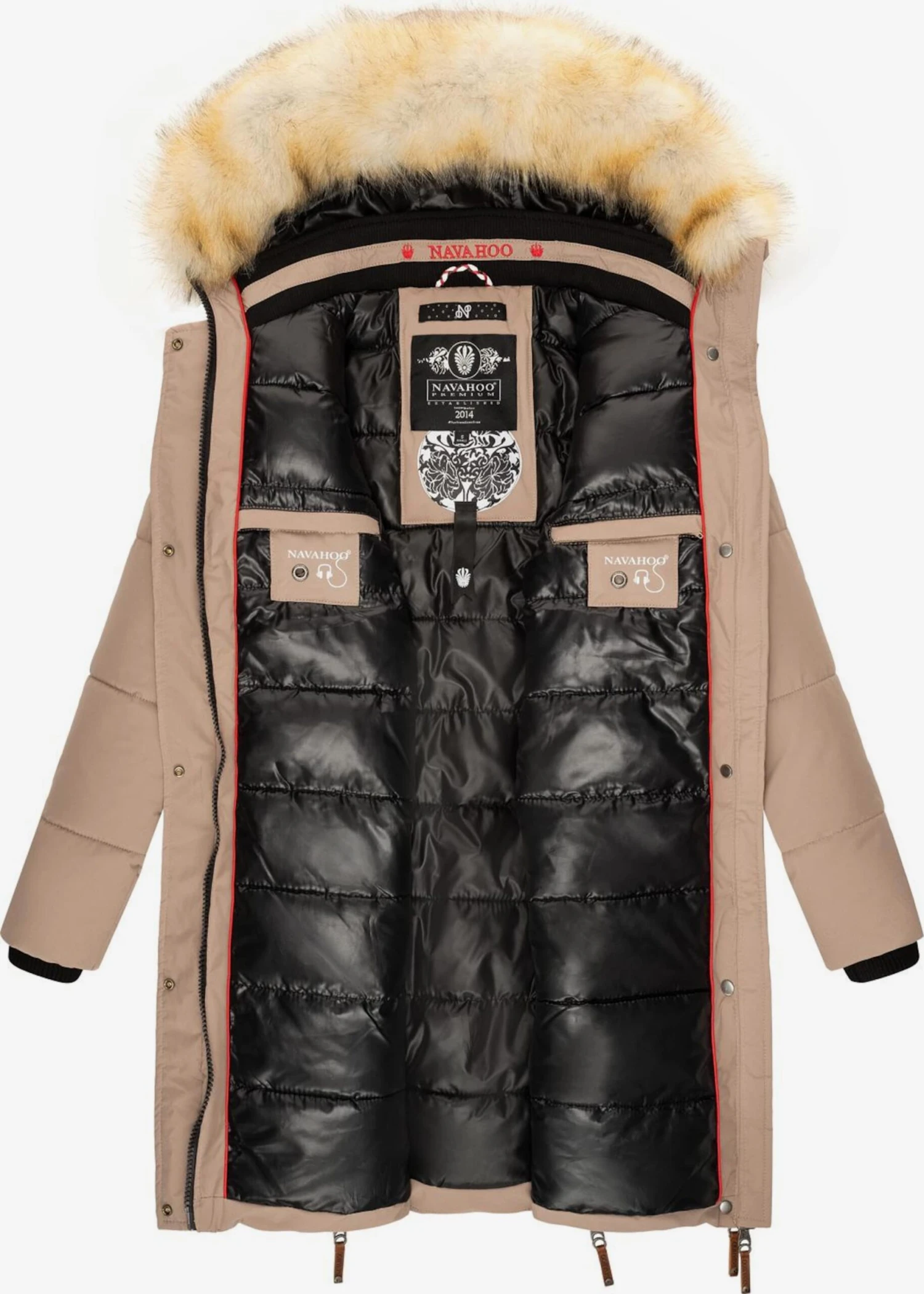 NAVAHOO Vinterfrakk 'Halina' Brungrå 7 NAVAHOO Vinterfrakk 'Halina' Brungrå - Bilde 5