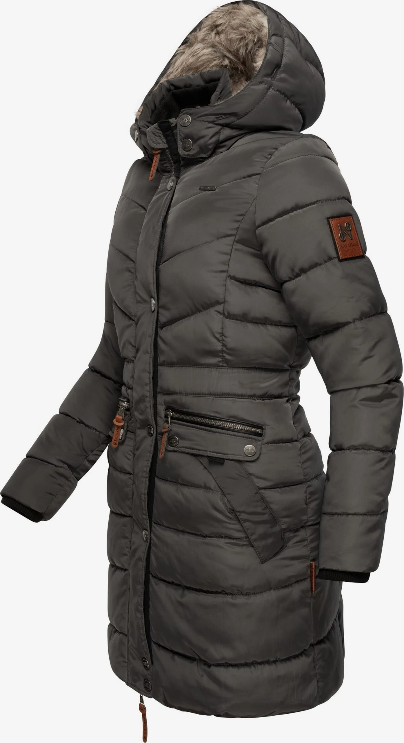 NAVAHOO Vinterfrakk 'Paula' Brun 6 NAVAHOO Vinterfrakk 'Paula' Brun - Bilde 4