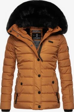 NAVAHOO Vinterjakke 'Milianaa' Mørkegul