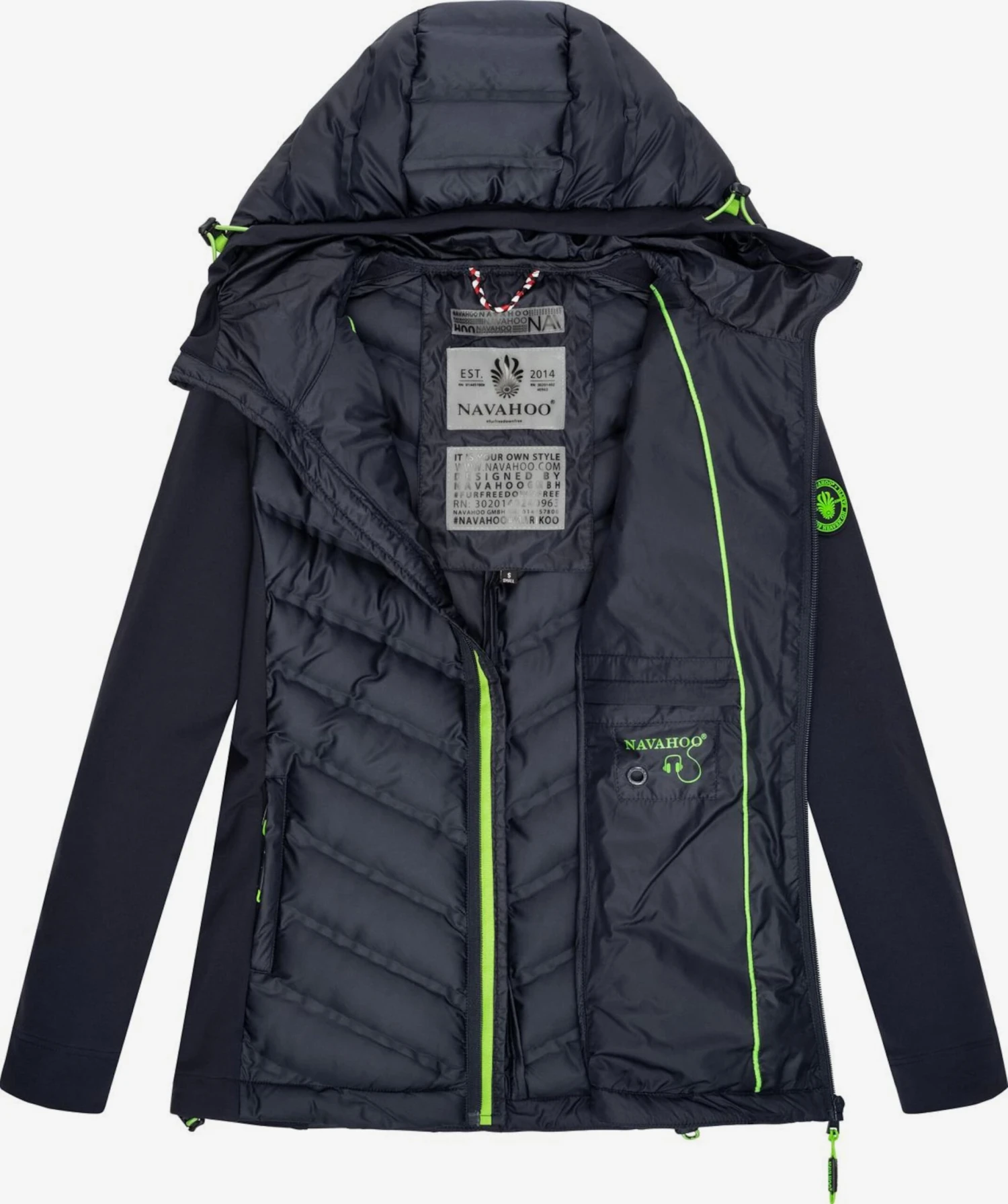 NAVAHOO Overgangsjakke 'Nimm Mich Mit' Nattblått 6 NAVAHOO Overgangsjakke 'Nimm Mich Mit' Nattblått - Bilde 4