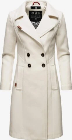 NAVAHOO Vinterfrakk 'Wooly' Offwhite