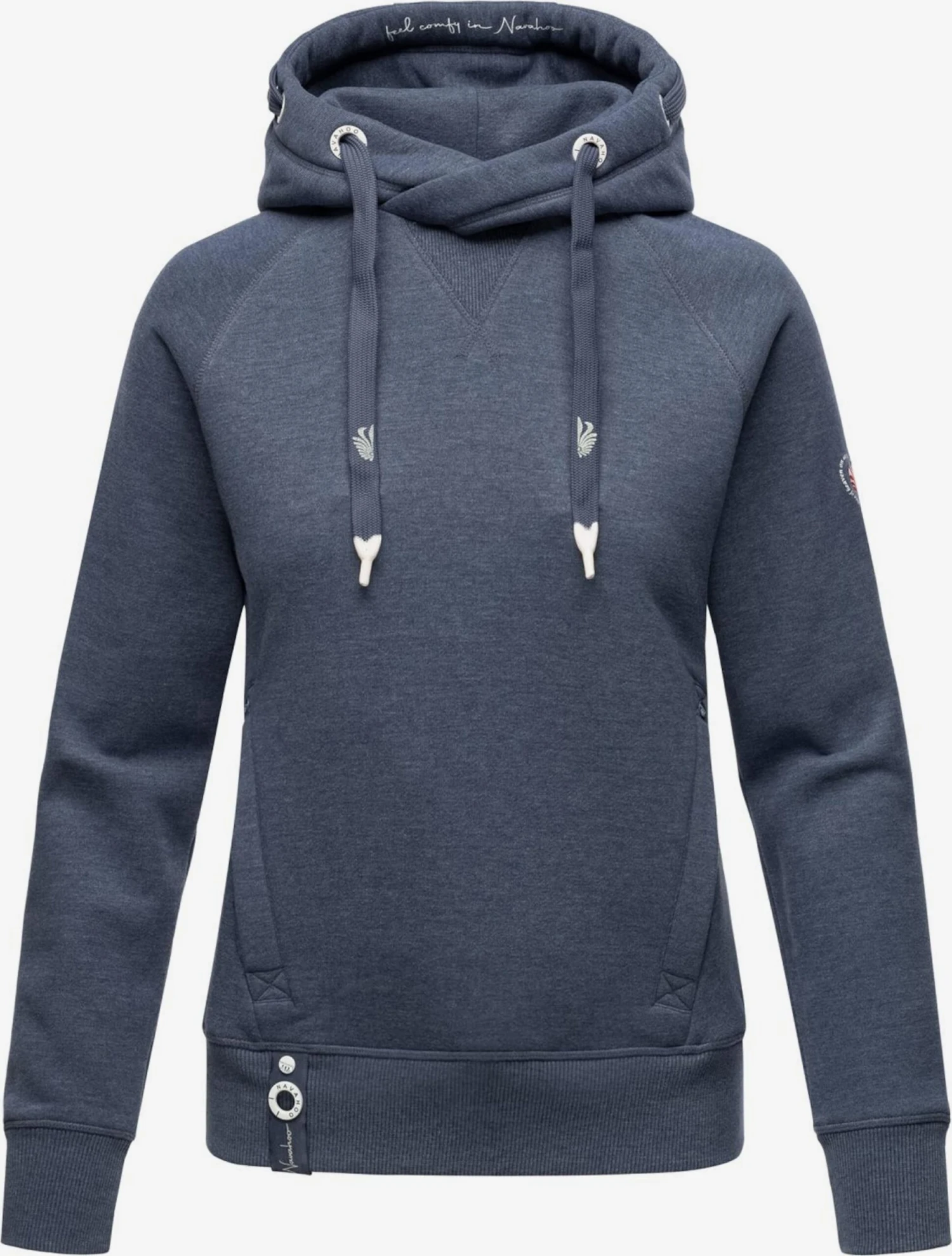 NAVAHOO Sweatshirt 'Liebesmäuschen' Dueblå