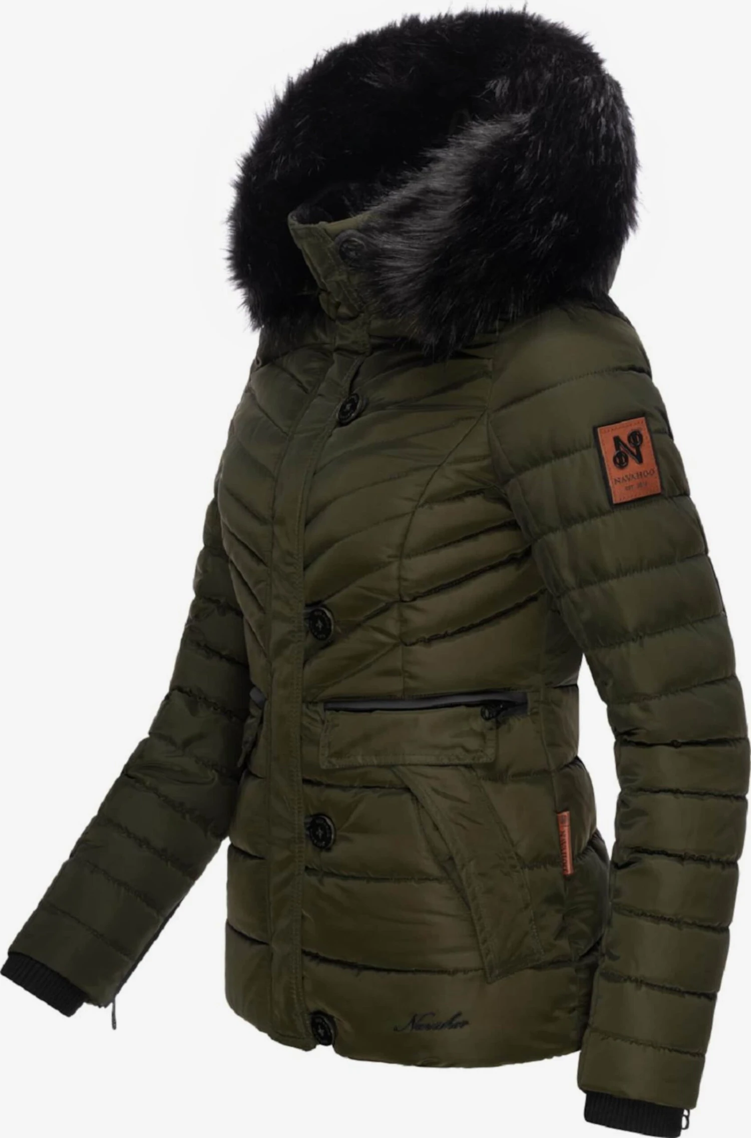 NAVAHOO Vinterjakke 'Wisteriaa' Oliven 4 NAVAHOO Vinterjakke 'Wisteriaa' Oliven - Bilde 2