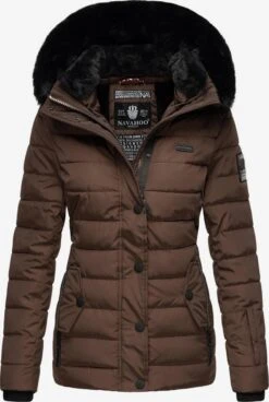 NAVAHOO Vinterjakke 'Milianaa' Sjokolade