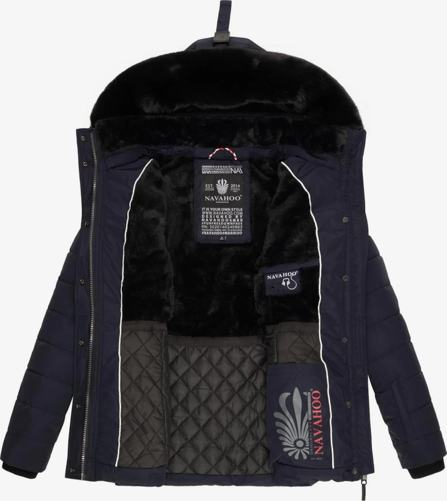 NAVAHOO Vinterjakke 'Milianaa' Mørkeblå 8 NAVAHOO Vinterjakke 'Milianaa' Mørkeblå - Bilde 6