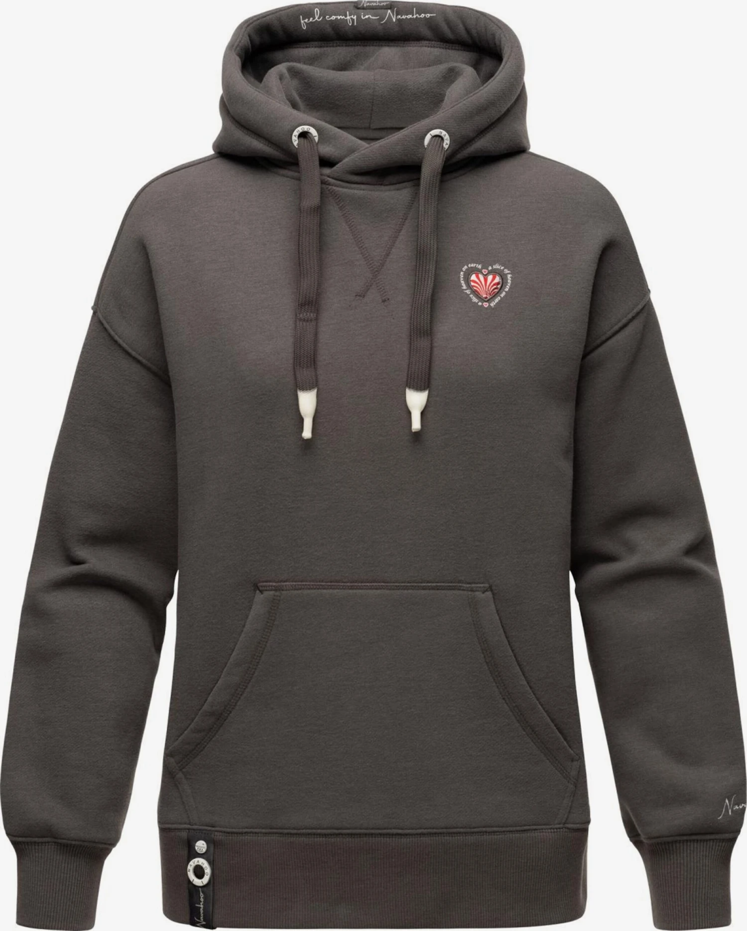 NAVAHOO Sweatshirt 'Goldfee' Mørkegrå