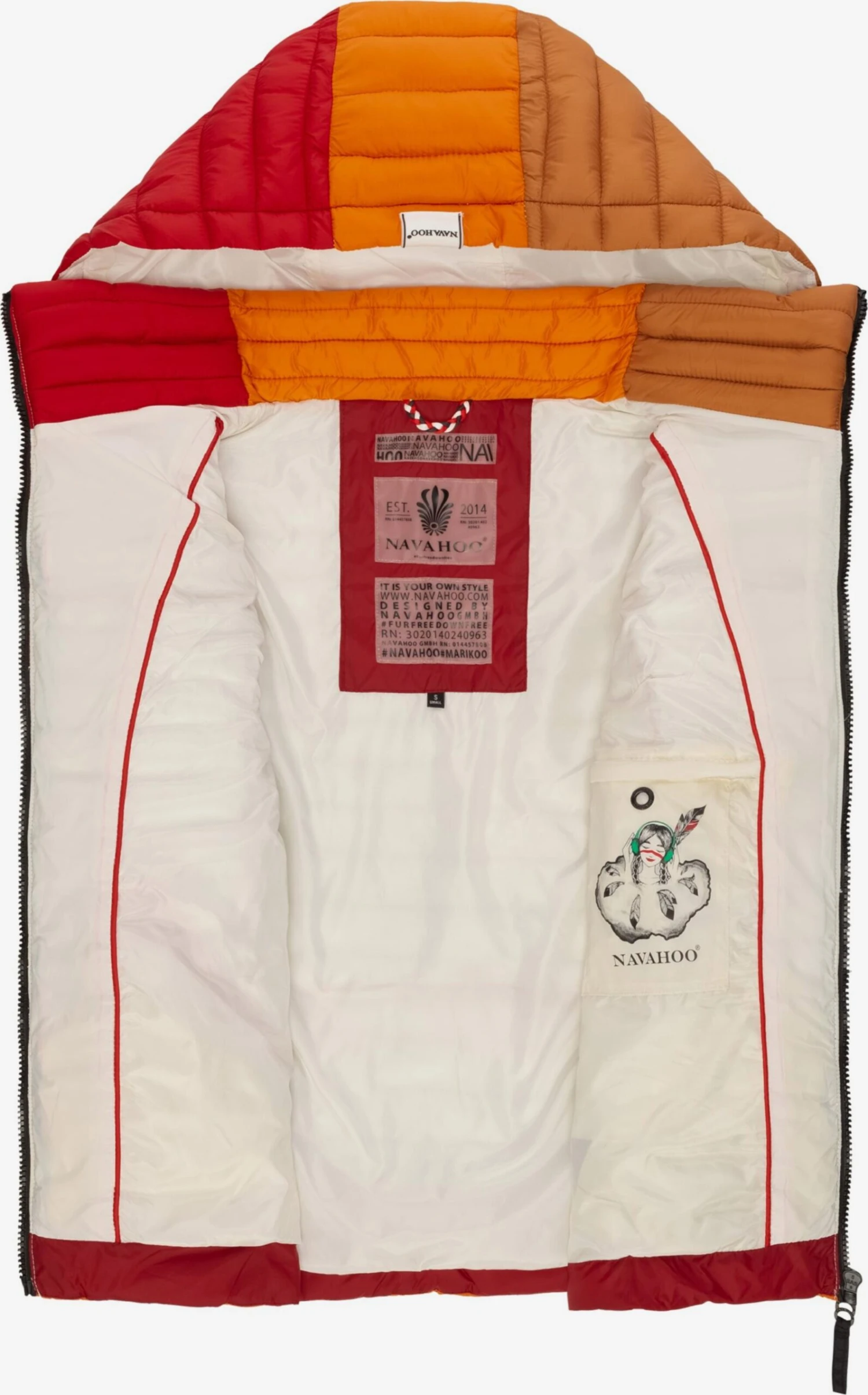 NAVAHOO Vest 'Shadaa' Blandingsfarger 7 NAVAHOO Vest 'Shadaa' Blandingsfarger - Bilde 5