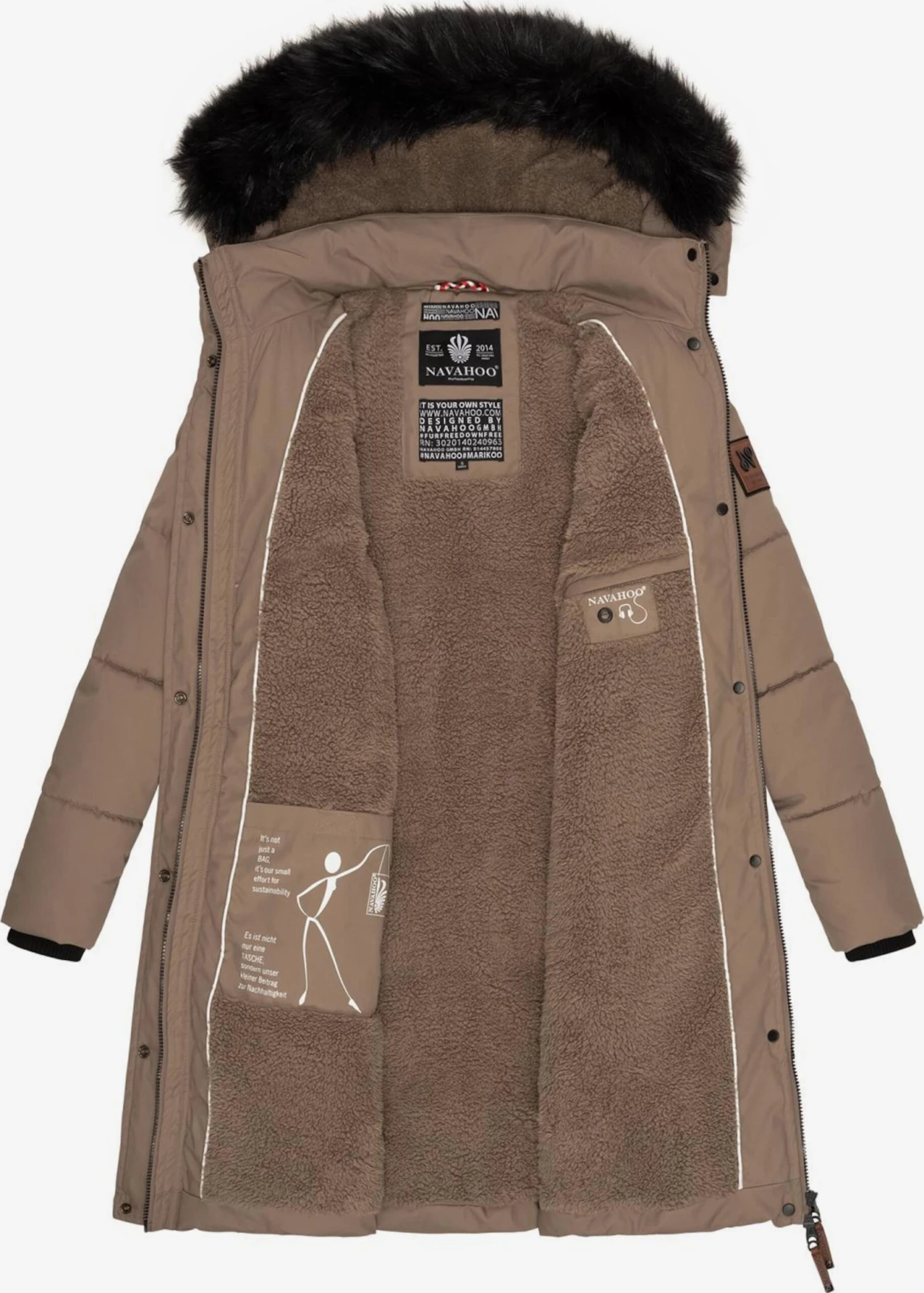 NAVAHOO Vinterfrakk 'Cosimaa' Chamois 8 NAVAHOO Vinterfrakk 'Cosimaa' Chamois - Bilde 6