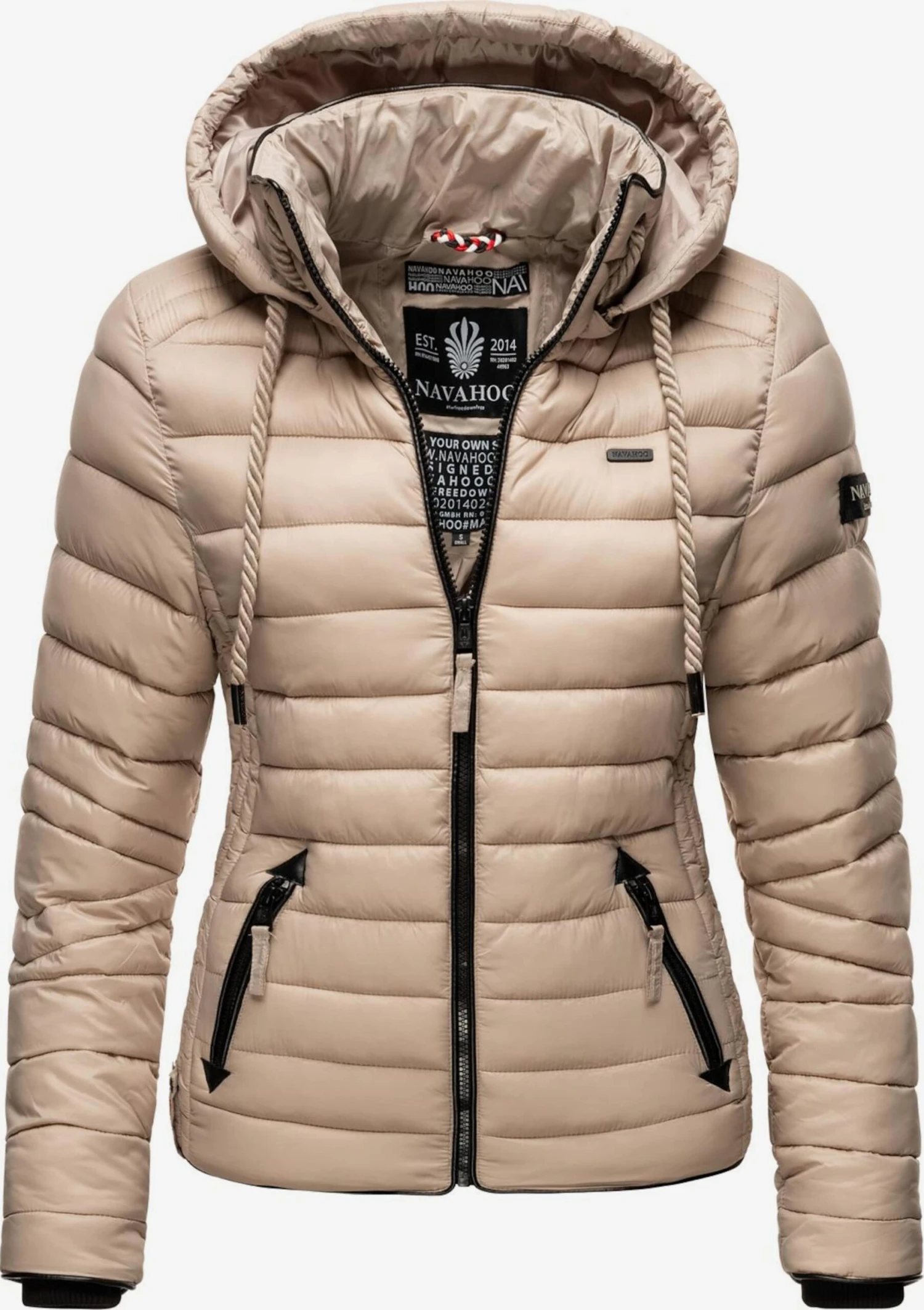 NAVAHOO Overgangsjakke 'Lulana' Brungrå 3 NAVAHOO Overgangsjakke 'Lulana' Brungrå