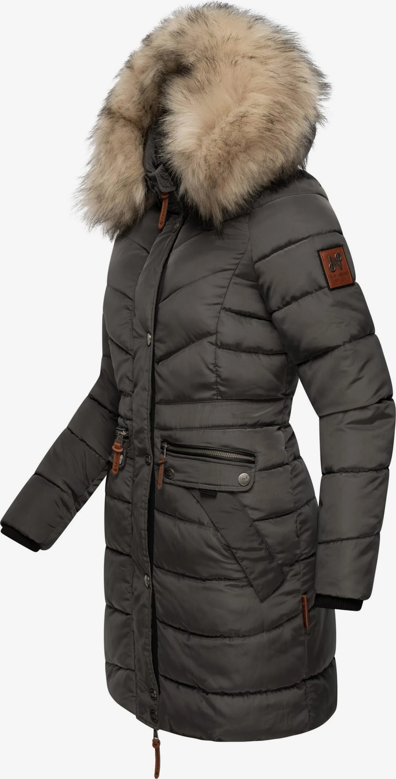 NAVAHOO Vinterfrakk 'Paula' Brun 4 NAVAHOO Vinterfrakk 'Paula' Brun - Bilde 2