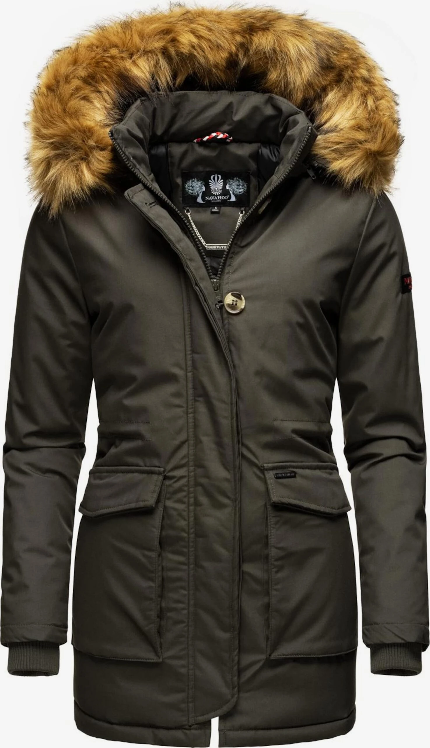 NAVAHOO Vinterfrakk Mørkegrå 3 NAVAHOO Vinterfrakk Mørkegrå