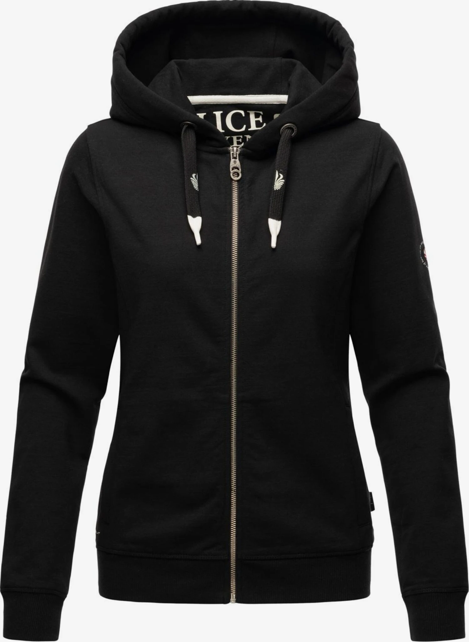 NAVAHOO Sweatjakke 'Engelshaar' Svart