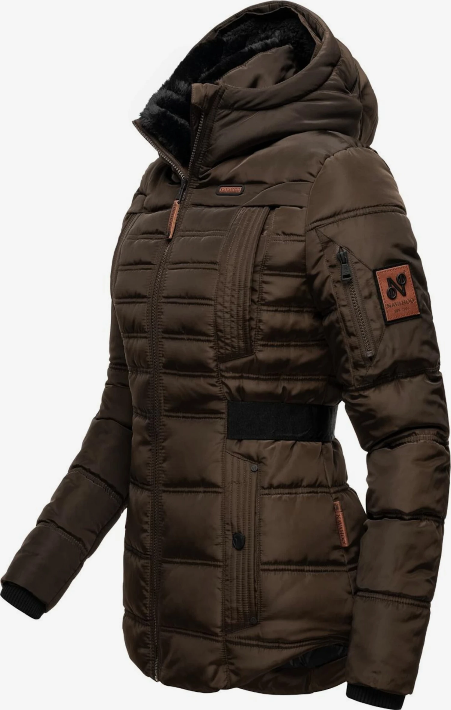NAVAHOO Vinterjakke 'Melikaa' Sjokolade 4 NAVAHOO Vinterjakke 'Melikaa' Sjokolade - Bilde 2