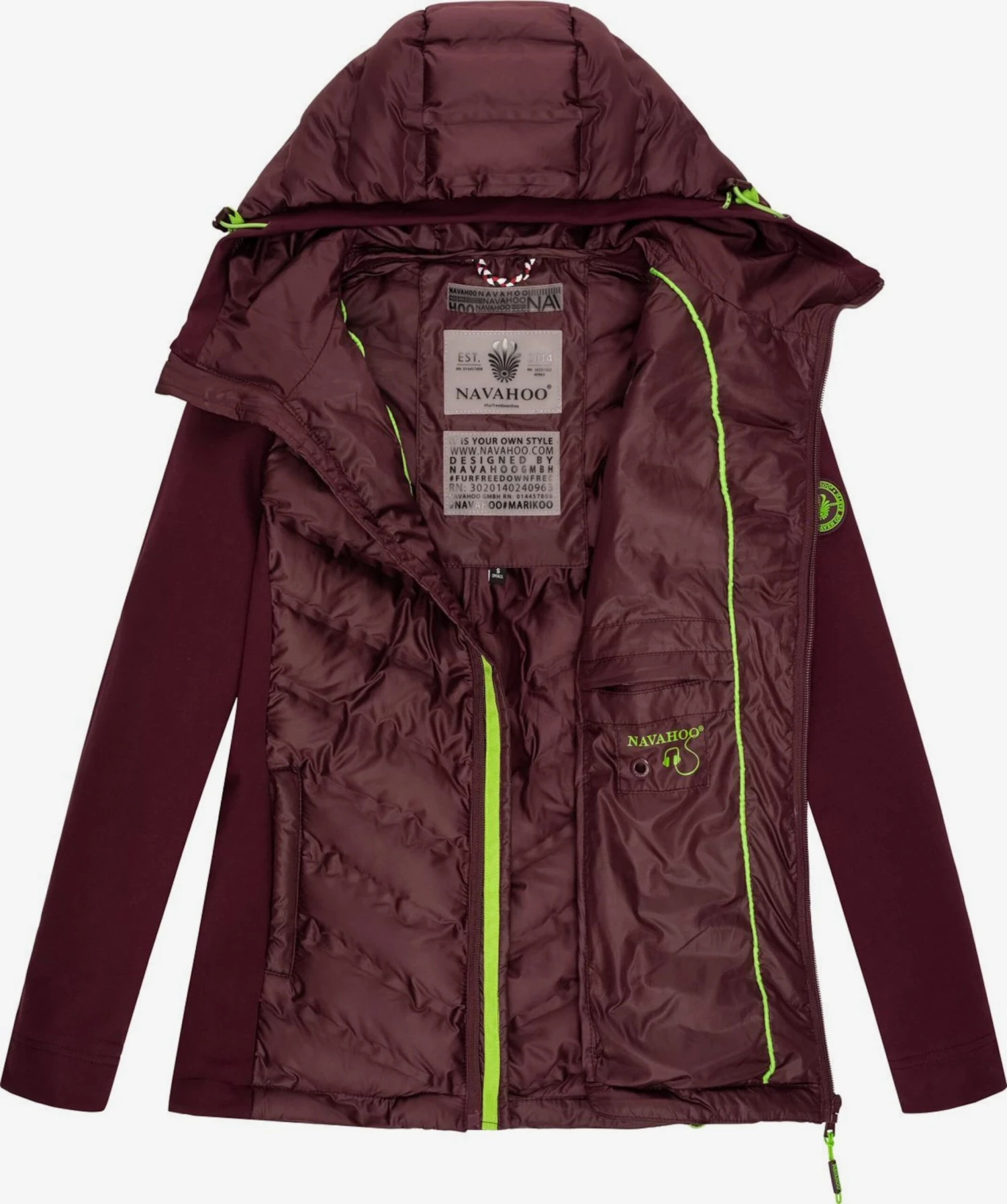 NAVAHOO Overgangsjakke 'Nimm Mich Mit' Lilla 6 NAVAHOO Overgangsjakke 'Nimm Mich Mit' Lilla - Bilde 4