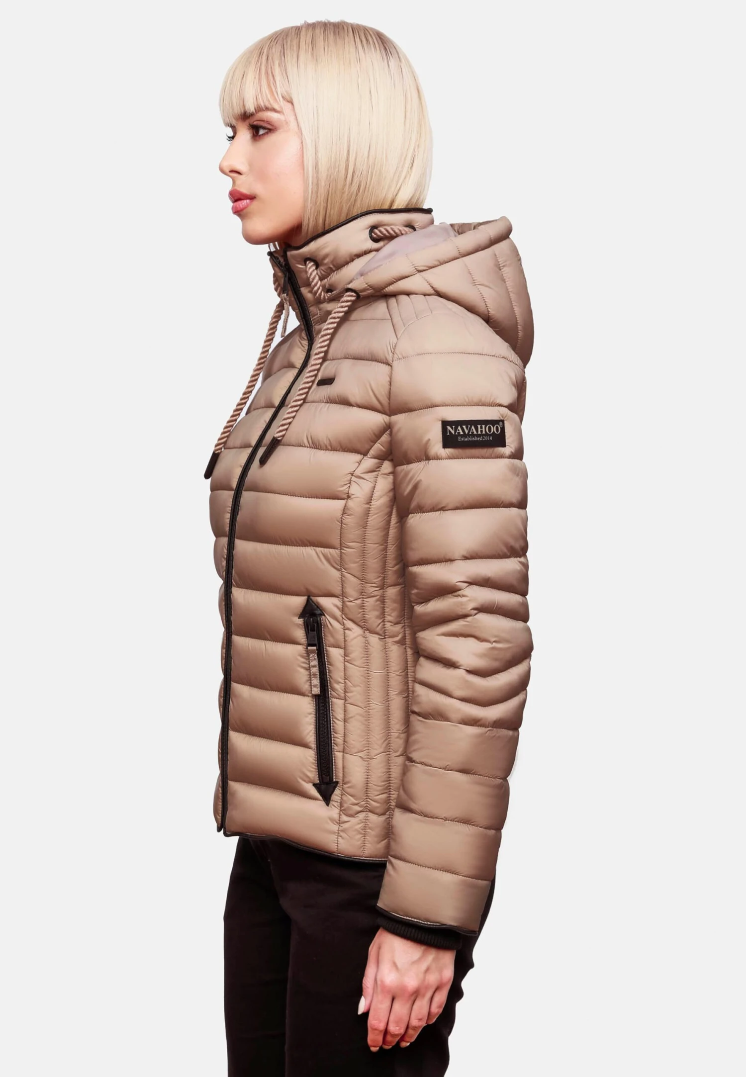 NAVAHOO Overgangsjakke 'Lulana' Brungrå 10 NAVAHOO Overgangsjakke 'Lulana' Brungrå - Bilde 8