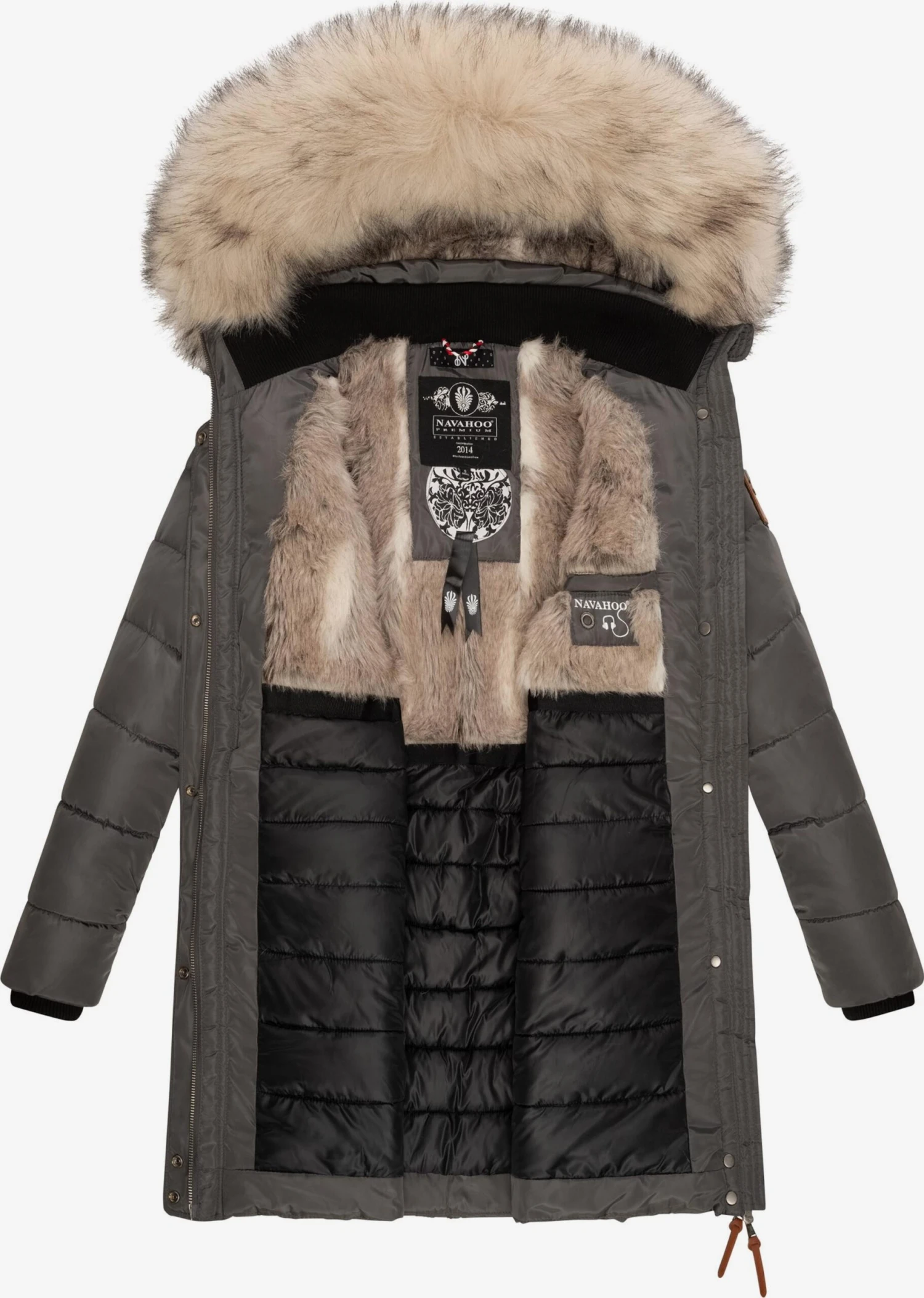 NAVAHOO Vinterfrakk 'Paula' Brun 8 NAVAHOO Vinterfrakk 'Paula' Brun - Bilde 6