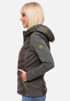 NAVAHOO Overgangsjakke 'Nimm Mich Mit' Sjokolade / Mørkegrå -Navahoo cc10f57e9c5556efcc9ac9d85edfdadc