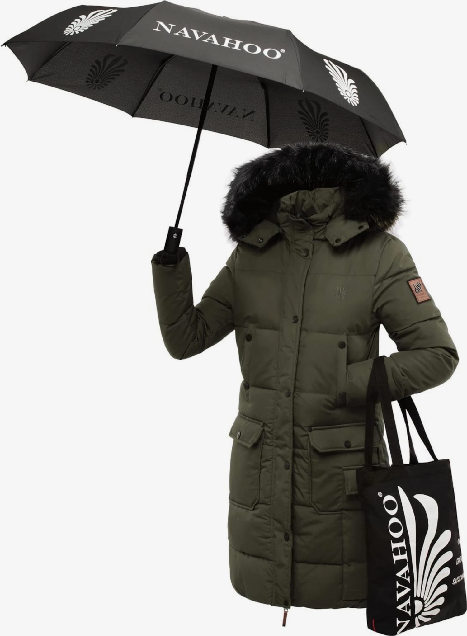 NAVAHOO Vinterfrakk 'Cosimaa' Koksgrå 8 NAVAHOO Vinterfrakk 'Cosimaa' Koksgrå - Bilde 6