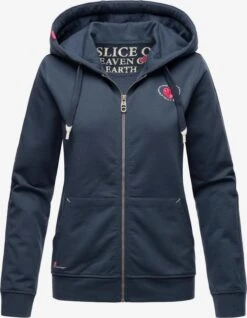 NAVAHOO Sweatjakke 'Cremetörtchen' Dueblå