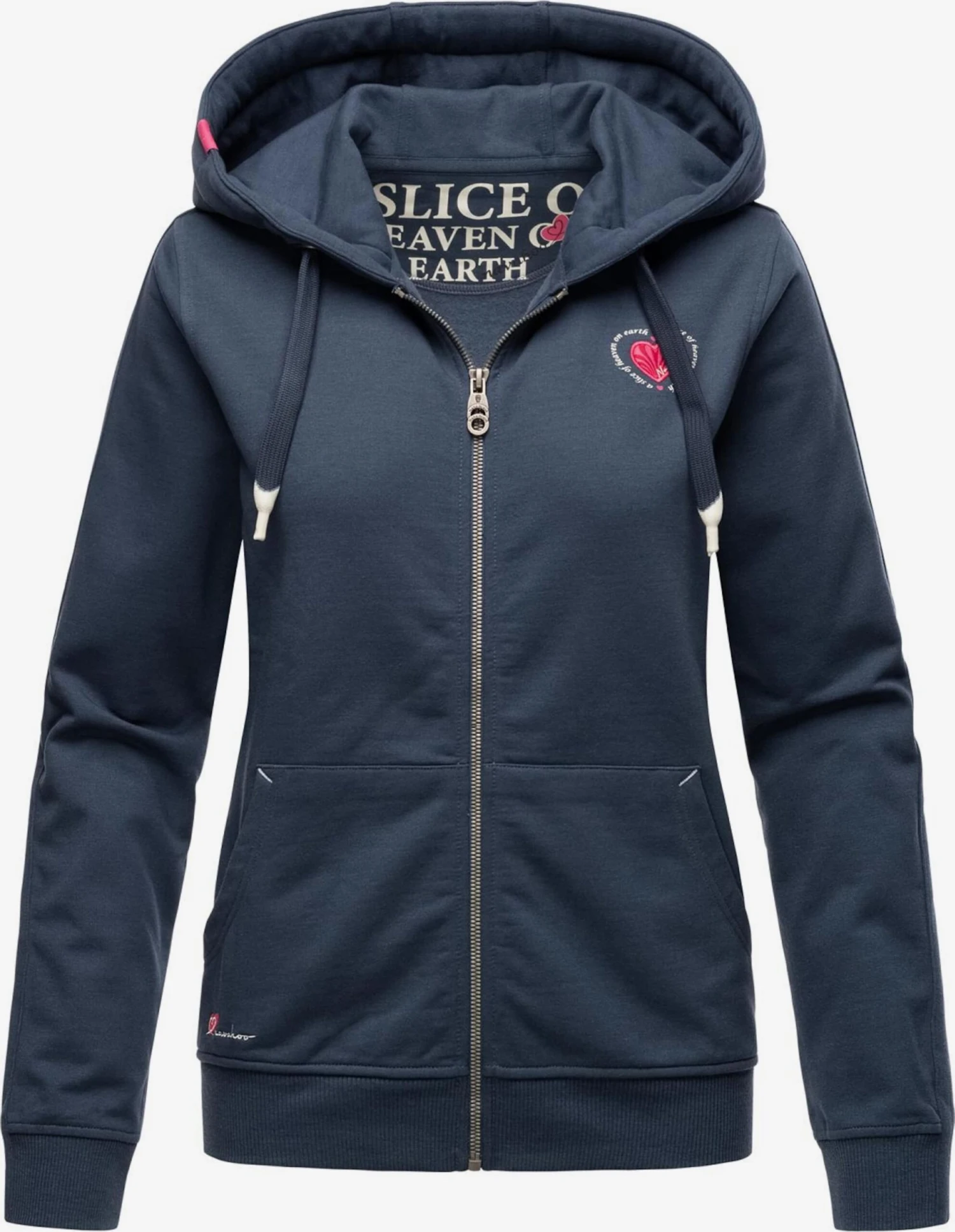 NAVAHOO Sweatjakke 'Cremetörtchen' Dueblå