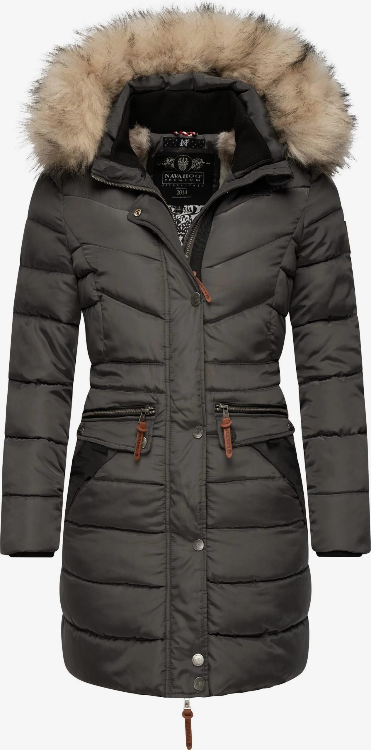 NAVAHOO Vinterfrakk 'Paula' Brun 3 NAVAHOO Vinterfrakk 'Paula' Brun