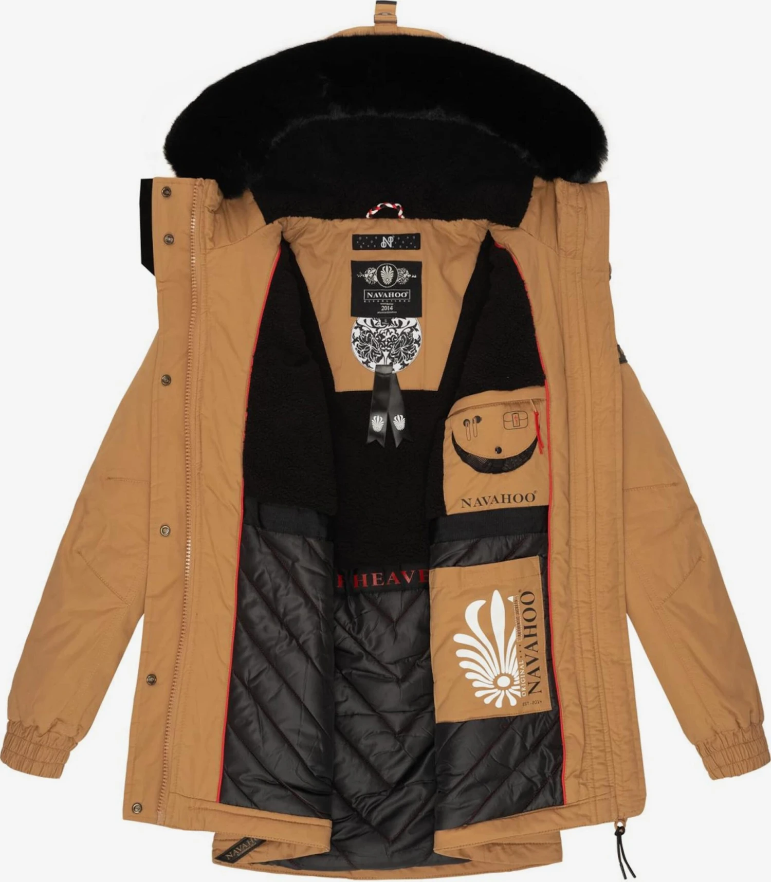 NAVAHOO Vinterparkas Brun 5 NAVAHOO Vinterparkas Brun - Bilde 3