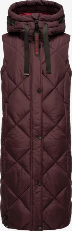 NAVAHOO Vest 'Schnuckel' Bordeaux / Granateple